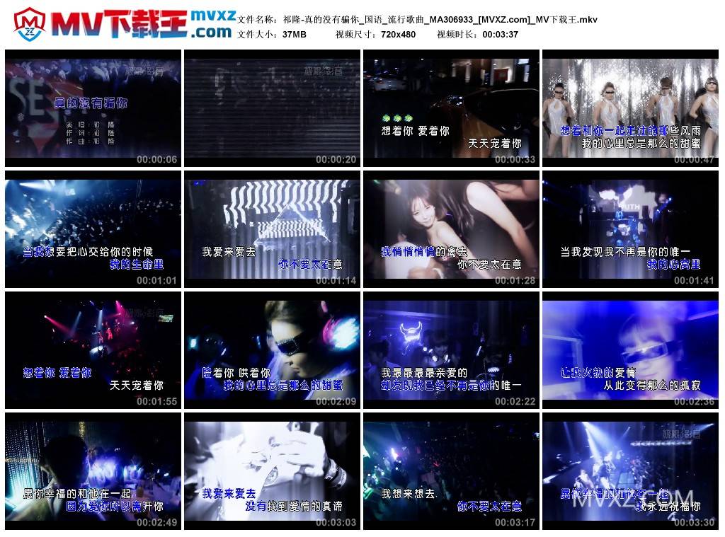 祁隆-真的没有骗你_国语_流行歌曲_MA306933